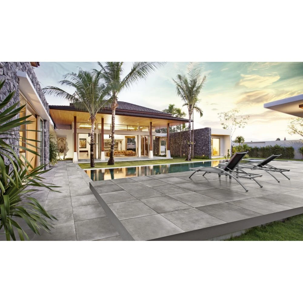 Homeshop Cont.light Grey Rett. Udendørs 60x60cmx20mm Klinke 3 Homeshop Cont.light Grey Rett. Udendørs 60x60cmx20mm Klinke