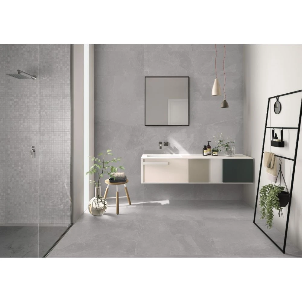 Homeshop Emil Ceramica Nordika Grey Rektangulær - 60x60 Flise 3 Homeshop Emil Ceramica Nordika Grey Rektangulær - 60x60 Flise