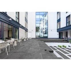 Homeshop Gare Graphite Rett. Udendørs 60x60cmx20mm Klinke