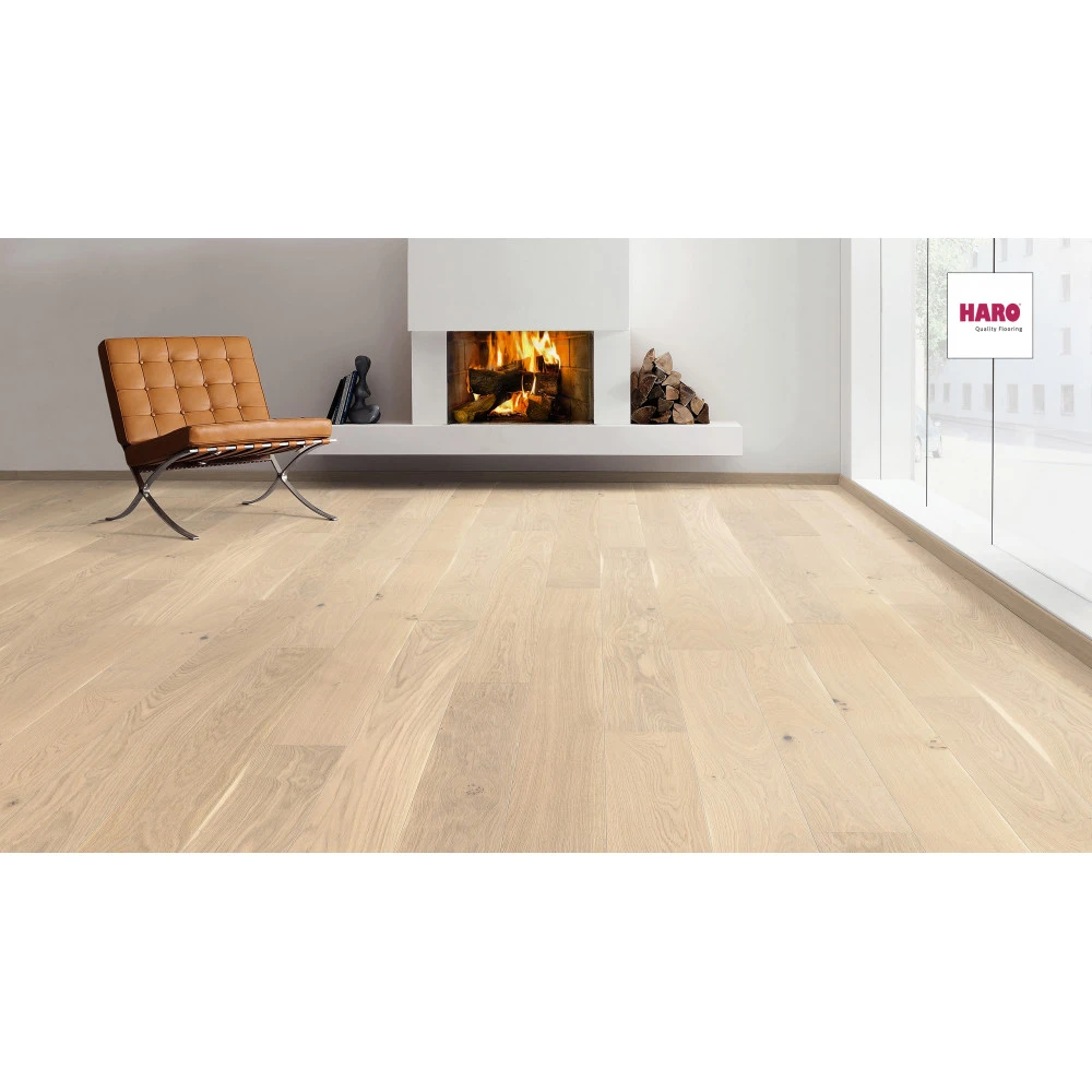 HARO Parket 4000 NaturaDur Top ConnectEg Sand Hvid Country 5 HARO Parket 4000 NaturaDur Top ConnectEg Sand Hvid Country - Billede 3