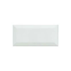 Homeshop Metro Biselado Hvid Blank Facet 10x20 Cm
