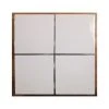 Homeshop Modul Hvid Blank Mosaik 9,7x9,7 Cm