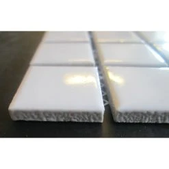 Homeshop Mosaik Hvid Blank 23x23 Mm -Moland.dk Butik mosaik hvid blank 23x23 mm 3