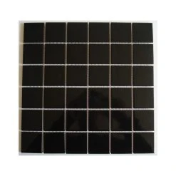 Homeshop Mosaik Sort Blank 48x48 Mm -Moland.dk Butik mosaik sort blank 48x48 mm 3