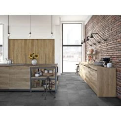 Homeshop Solid Black Rett 30x60cmx9,5mm Klinke